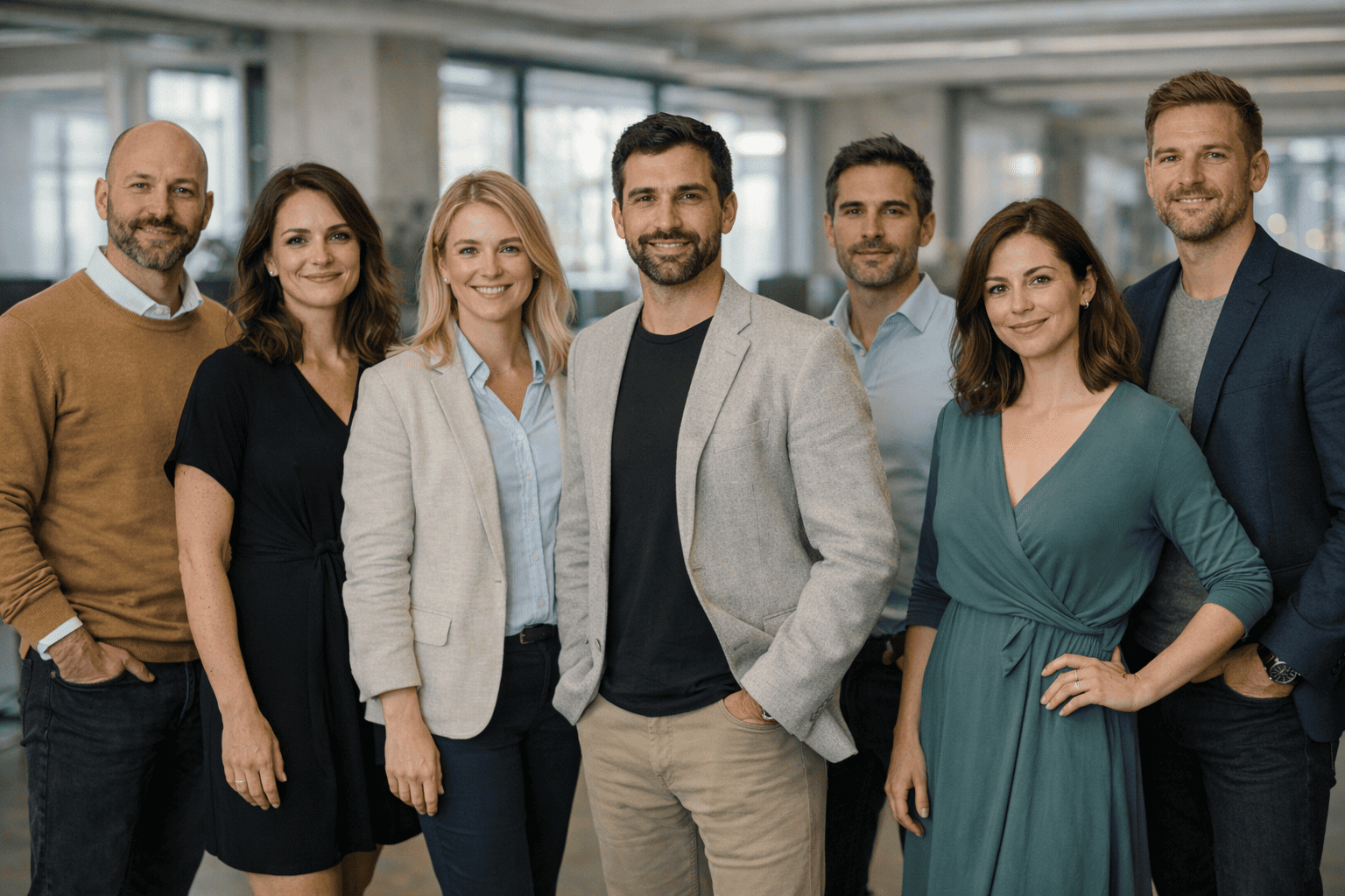 Team working on AI trading platform — Fond Rendeval